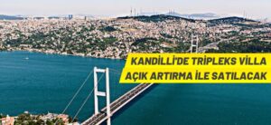 Üsküdar’da tripleks villa ihale ile satılacak