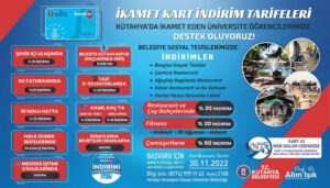 İKAMET KART’LI HER YERDE AVANTAJLI