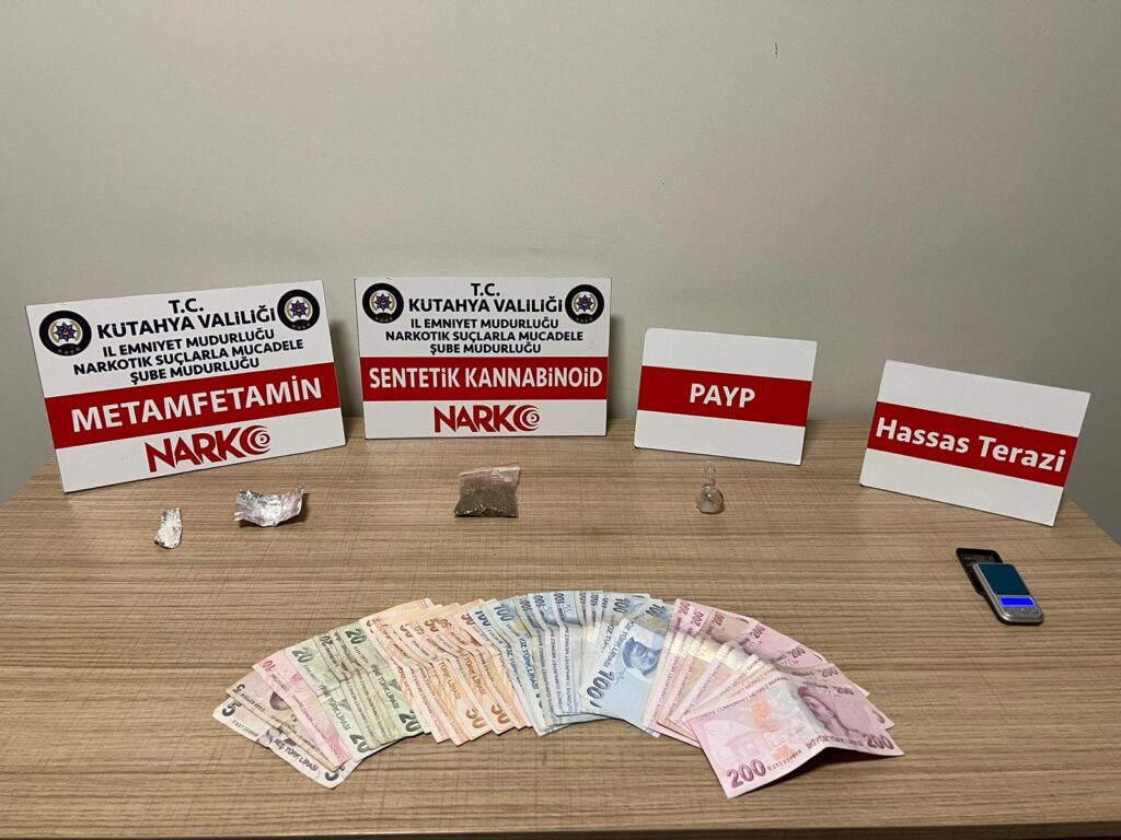 Kütahya’da polisin baskın yaptığı