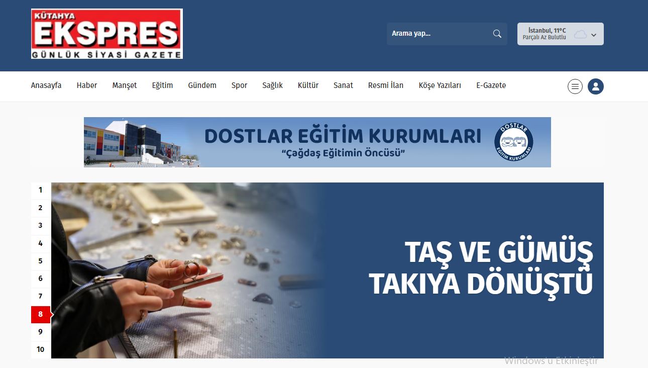 Kütahya Ekspres Gazetesi, değişen