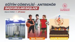 SPOR MERKEZLERİNE EĞİTMEN ALINACAK