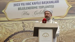 Diyanet İşleri Başkanı Erbaş: Hac organizasyonları içerisinde her zaman en iyi olmaya gayret ediyoruz