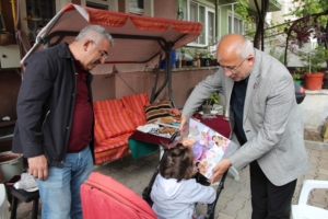 Başkan Güler’den minik İrem’e çok özel ziyaret