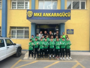 Minik Sporcular Ankaragücü’ne misafir oldu