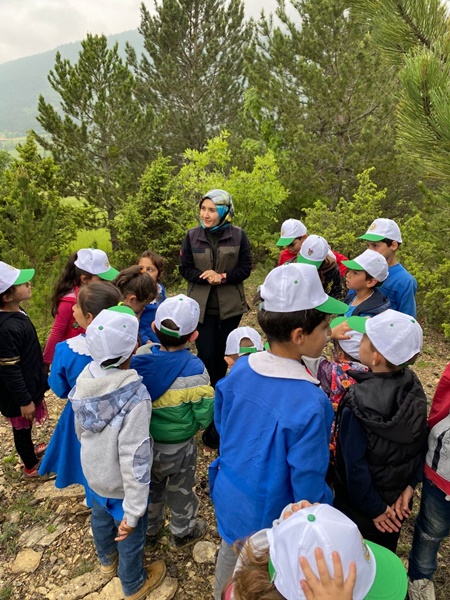 Hedef çocuklara doğa ve orman sevgisi aşılamak