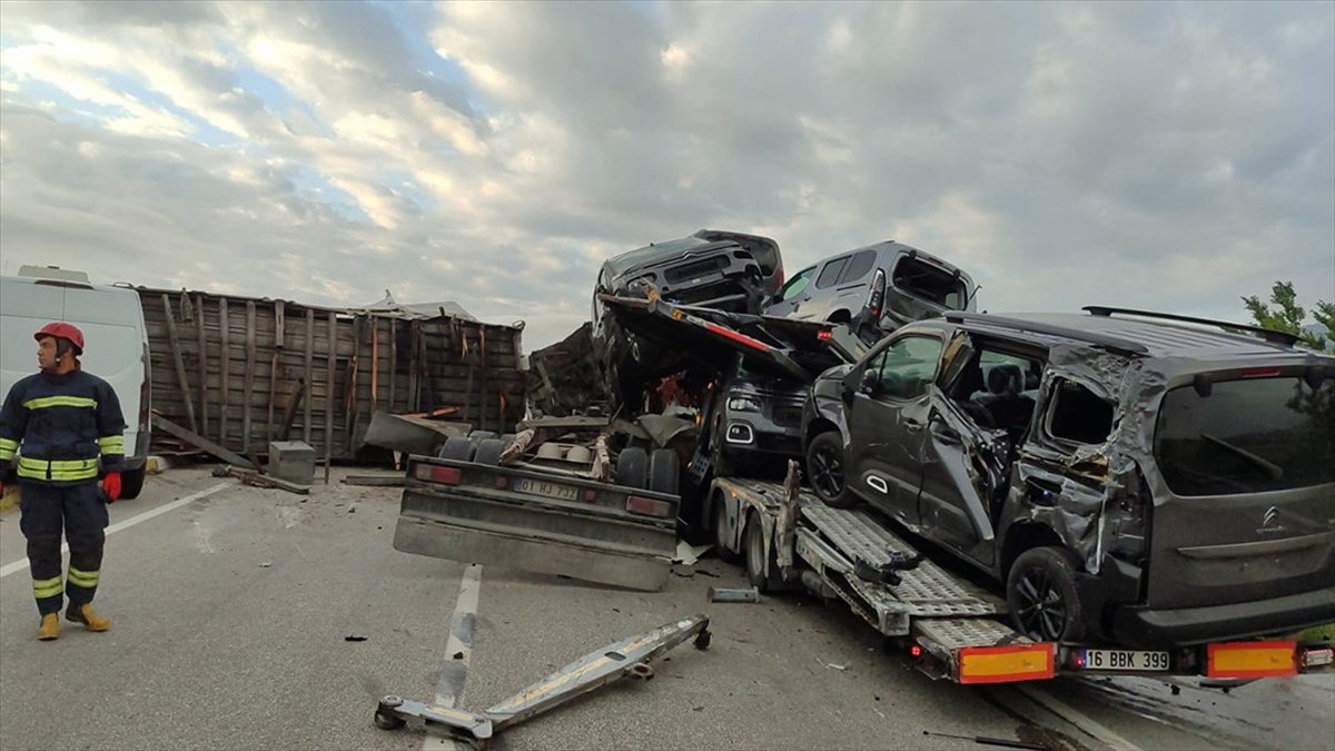 Konya’da trafik kazası nedeniyle