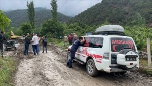 Amasya’da sel sularına kapılan 2 kişi için arama çalışması başlatıldı