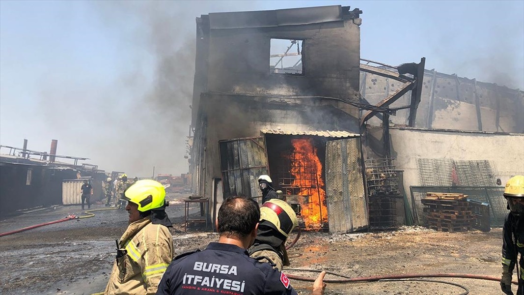 Bursa’nın Nilüfer ilçesinde boya