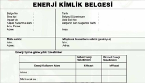 Enerji Kimlik Belgesi düzenlenen bina sayısı 1,5 milyon oldu