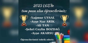 LGS’den tam puan aldılar