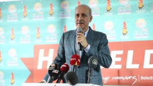 TBMM Başkanı Kurtulmuş: Ekim ayından itibaren yapımı tamamlanan kalıcı konutlar hak sahiplerine verilmeye başlanacak