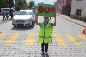 Domaniç’te Yayalara Öncelik Duruşu, Hayata Saygı Duruşu ‘ etkinliği