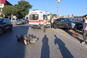 Manisa’da trafik kazasında bir çocuk yaralandı