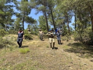 Uşak’ta jandarma orman yangınlarına karşı nöbette