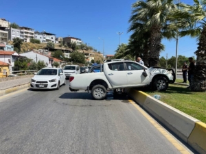 Aydın’daki trafik kazasında 2 kişi yaralandı