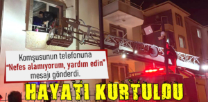 Kütahya’da doğal gazdan etkilenen kadını ekipler kurtardı