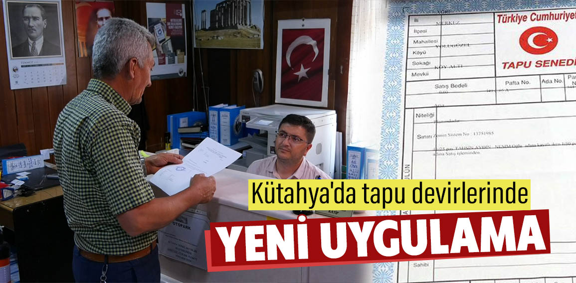 Tapu sicil müdürlüklerinde yapılan