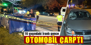 Kütahya’da otomobilin çarptığı İranlı genç öldü