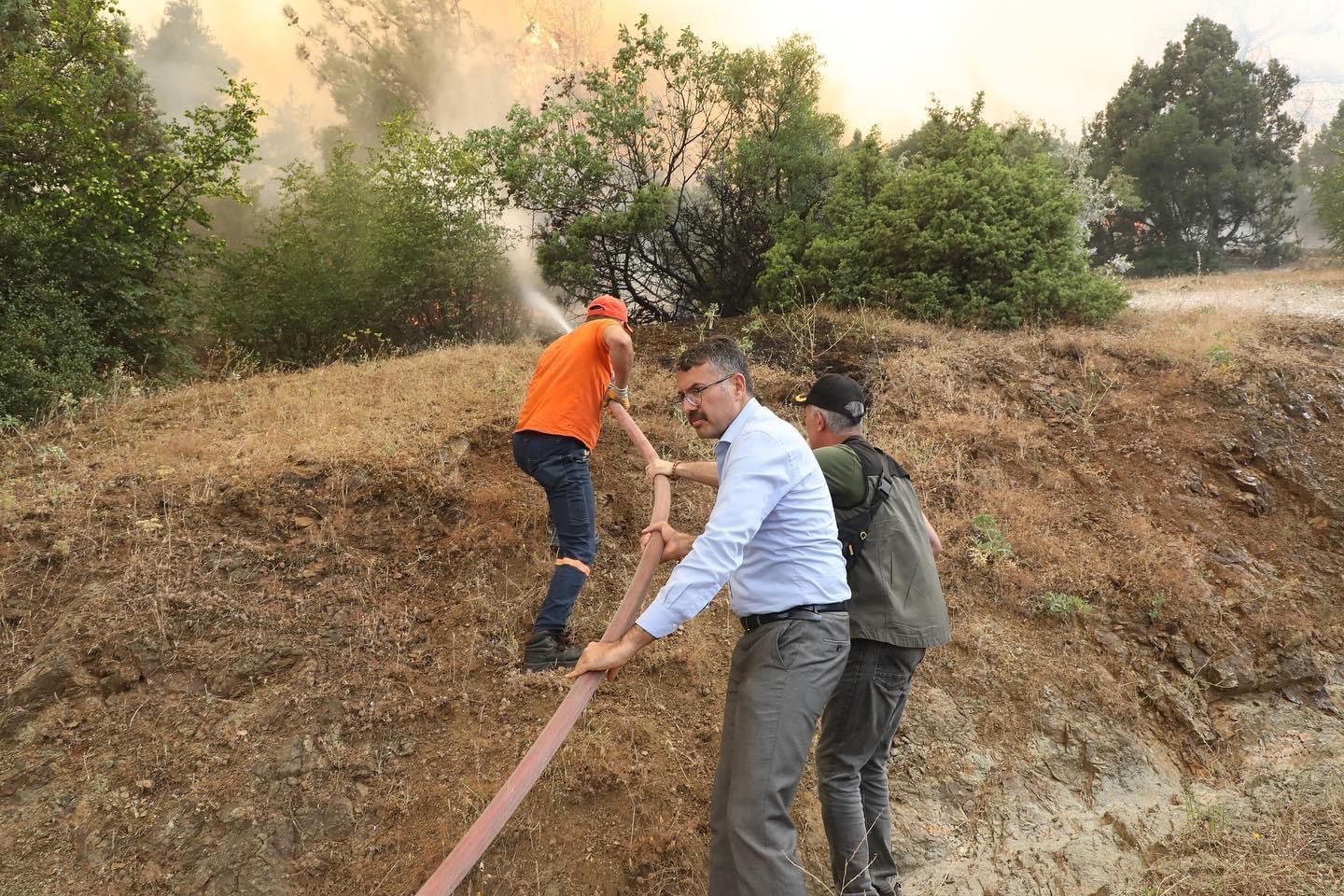 Kütahya'daki orman yangınıyla ilgili sevindiren gelişme