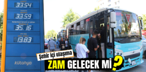 Kütahya’da şehir içi ulaşıma zam gelecek mi?