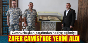 Özel basım Kur’an-ı Kerim Kütahya’da yerini aldı