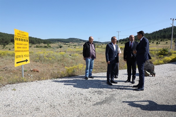 Tavşanlı’da yürütülen çalışmaları yerinde