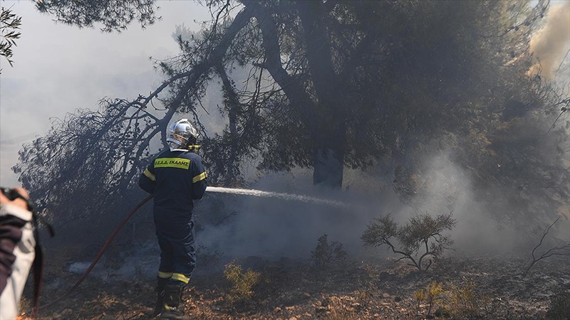 Yunanistan’da sıcak hava dalgası