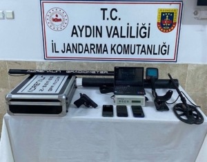 Nazilli’de SİT alanında kaçak kazı yapan 3 kişi yakalandı