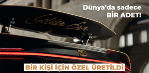 Sadece bir adet var! Bugatti Chiron Super Sport Golden Era