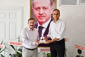 Emet Ak Parti İlçe Başkanı Ali Ceyhan’a hayırlı olsun ziyareti