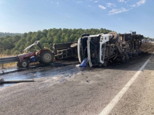 Manisa’daki trafik kazasında 1 kişi öldü