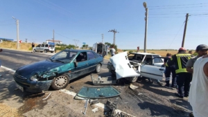 Manisa’daki trafik kazasında 3 kişi yaralandı