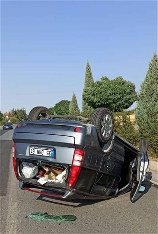 Uşak’ın Banaz ilçesinde şarampole