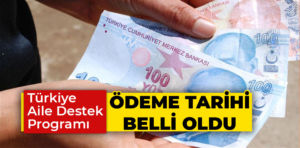 Türkiye Aile Destek Programı ödeme tarihi belli oldu