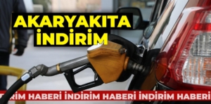 Benzine indirim geliyor