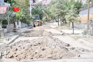 Emet’te altyapı çalışmaları sürüyor