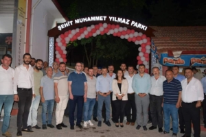 Şehit Muhammet Yılmaz Park açılışı yapıldı