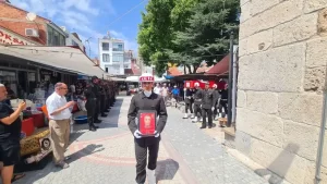 Afyonkarahisar’da vefat eden gazi son yolculuğuna uğurlandı