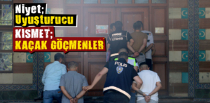 Kütahya’da uyuşturucu operasyonunda kaçak göçmenler yakalandı