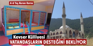 Kütahya’da Kevser Külliyesi vatandaşların desteği ile hizmete açılıyor