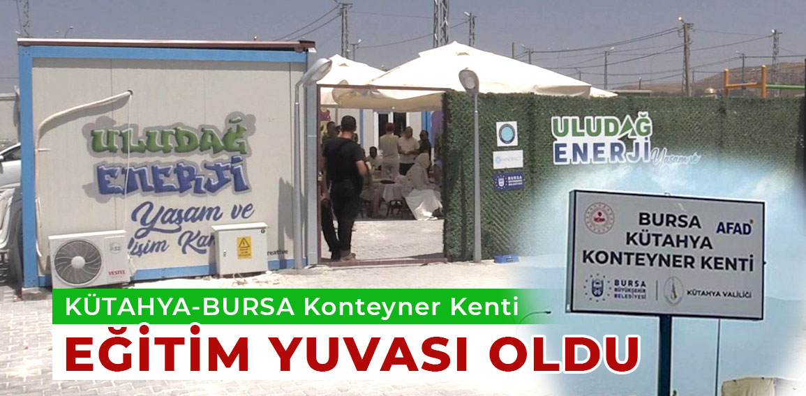 Kütahya-Bursa Konteyner Kenti, Yaşam