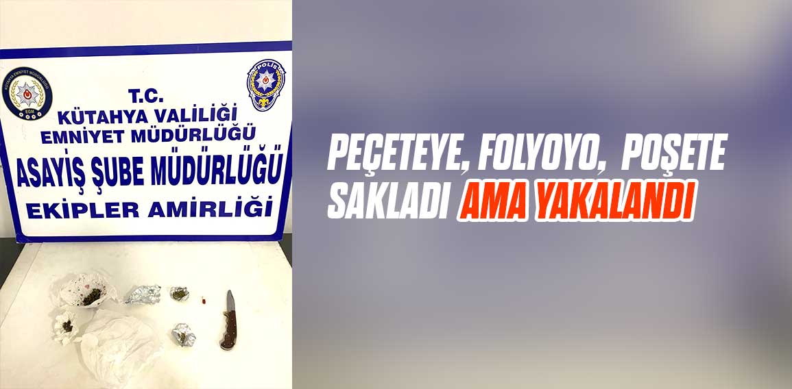 Kütahya’da polis ekipler torbacılara