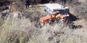 Denizli’de traktörden düşen kadın öldü