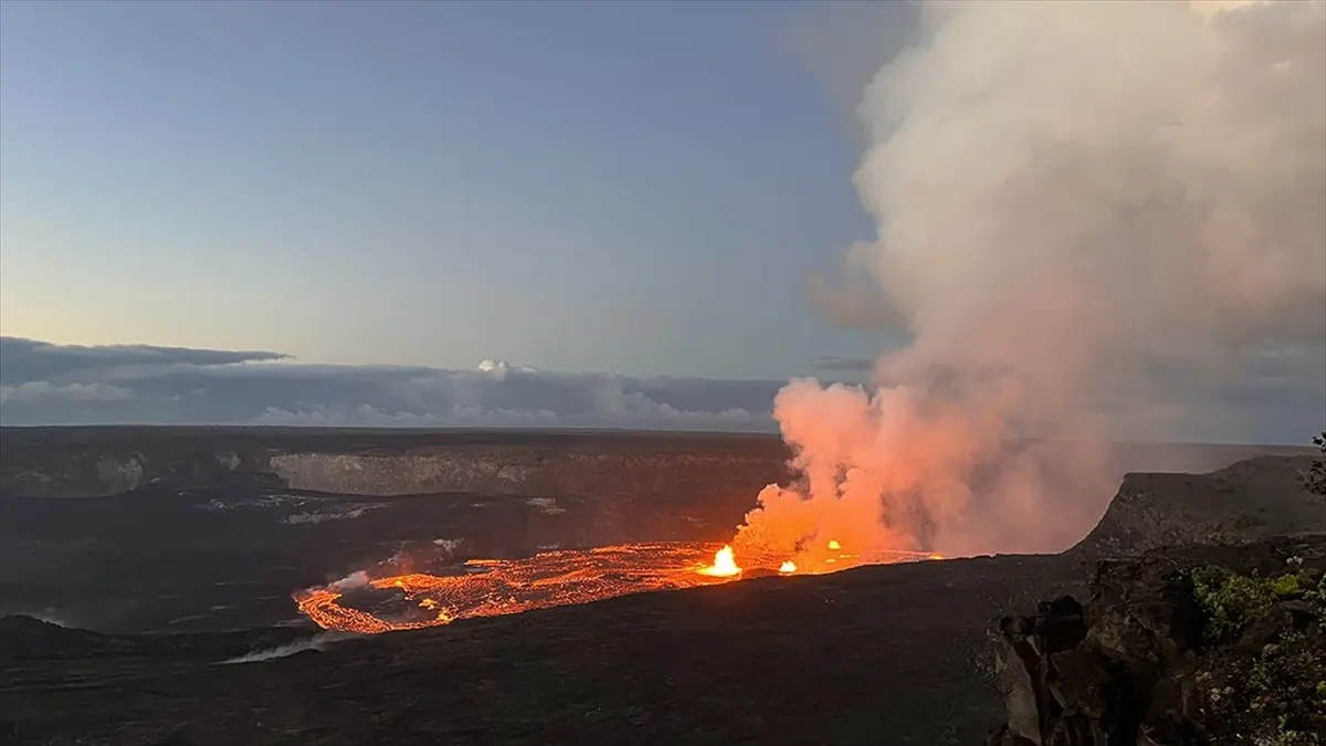 ABD’nin Hawaii eyaletindeki Kilauea