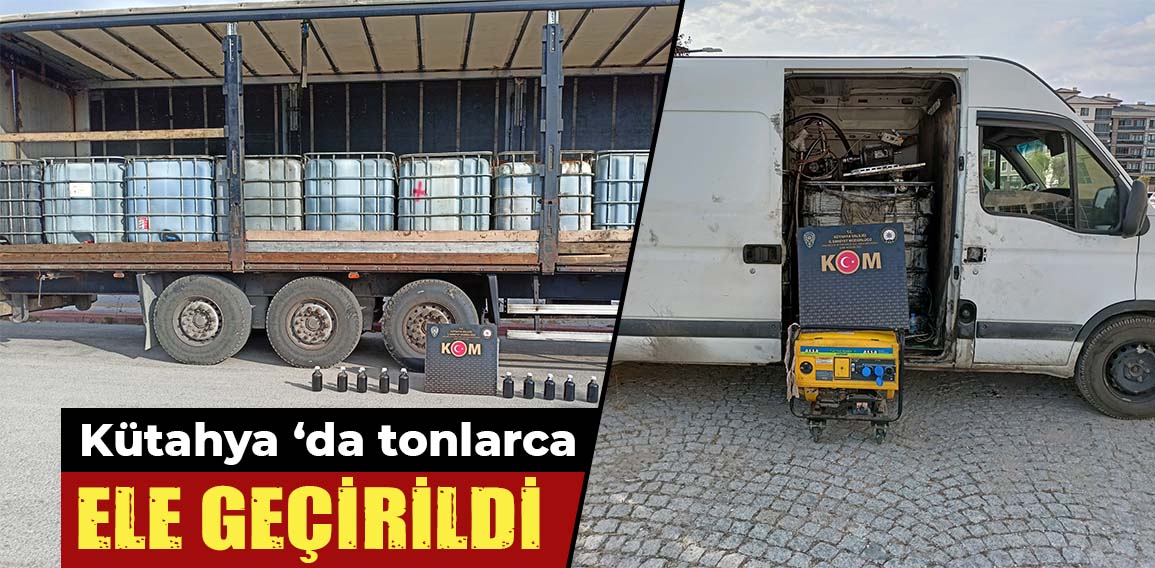 Kütahya’da polisin düzenlediği operasyonda