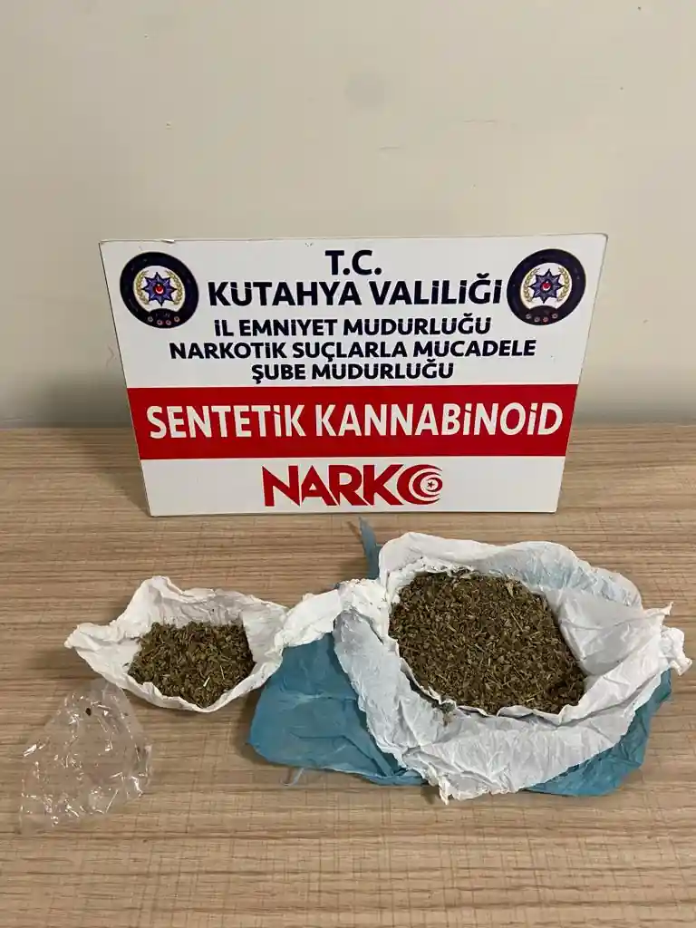 Kütahya’da, uyuşturucu ticareti yaptığı