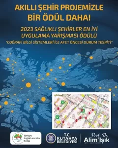 Kütahya’ya Akıllı Şehir projesi ödülü