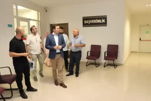 Müdür Erarslan, Kütahya’da ilçe sağlık hizmetlerini inceledi