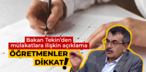 Milli Eğitim Bakanı Tekin’den atamalarla ilgili önemli açıklama