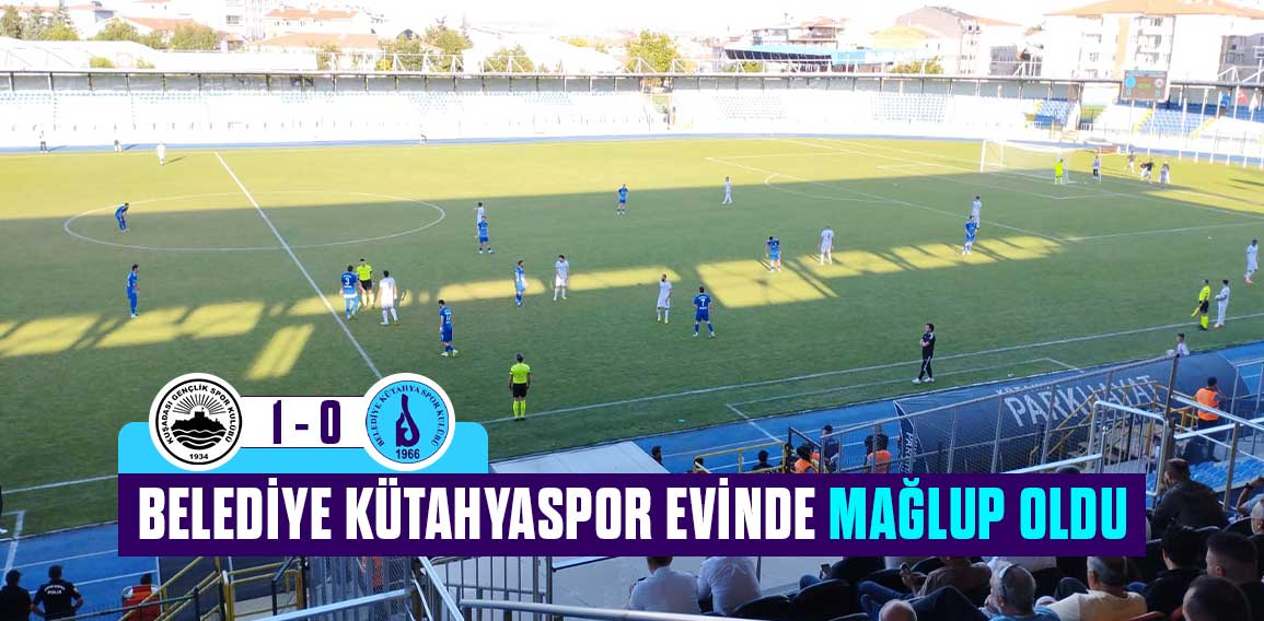 Belediye Kütahyaspor evinde kaybetti.